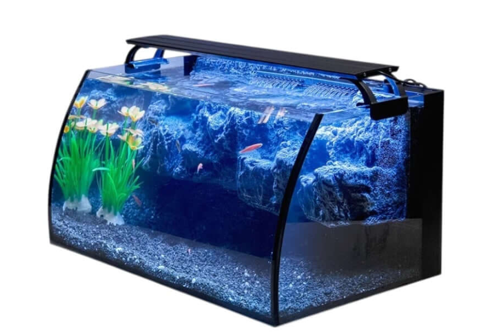 Hygger Curved Aquarium Kit