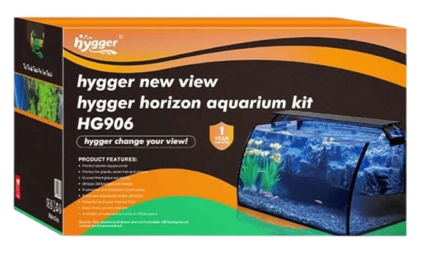 Hygger Curved Aquarium Kit